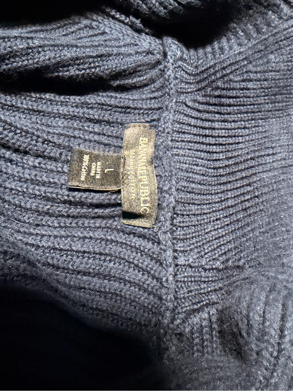 Banana republic cardigan men’s heavy - Picture 2 of 3